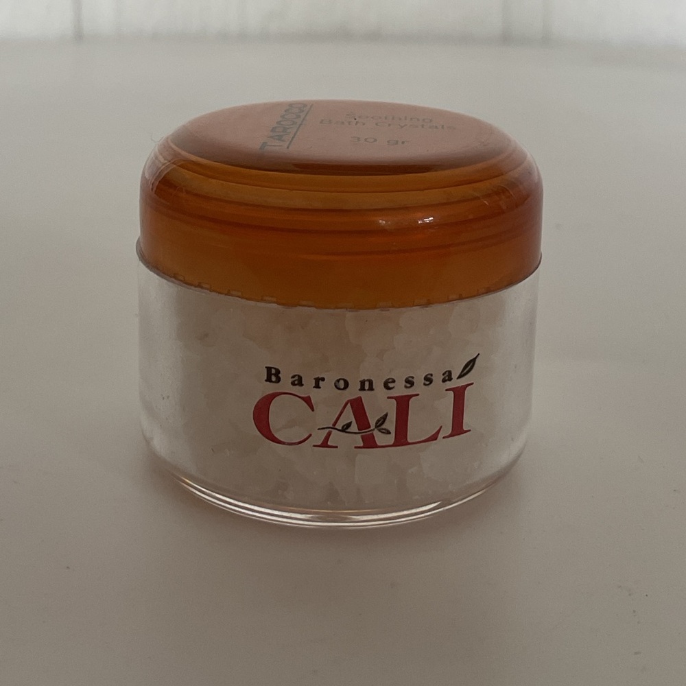 Tarocco Baronessa Cali Sicilian Blood Orange Soothing Bath Crystals NWOT
